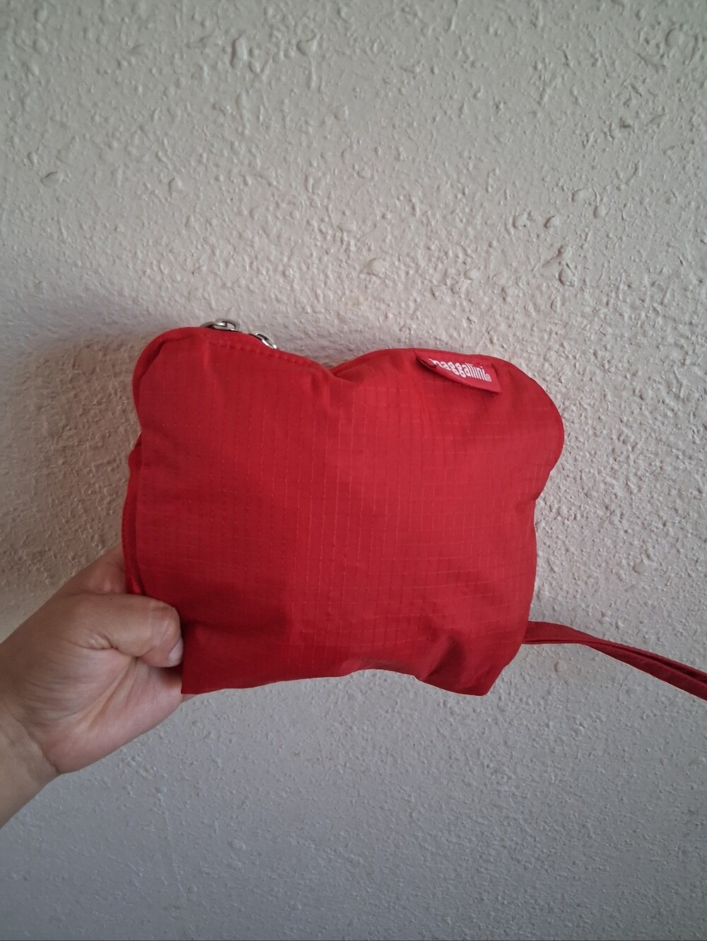 Baggallini Red Convert Drawstring Backpack - Picture 7 of 8